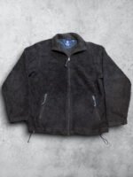 Chaqueta de forro polar Chaps, ideal para clima frío, con cierre frontal y bolsillos.